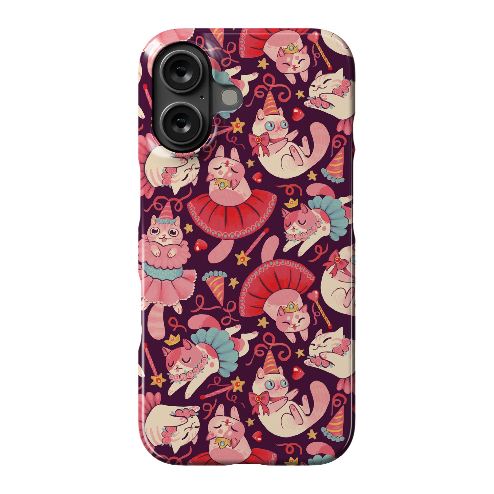 Cute Princess Cat Pattern Phone Case